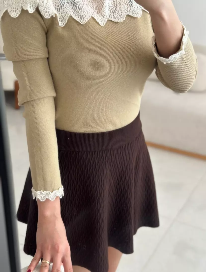 دامن کوتاه بافت 1814